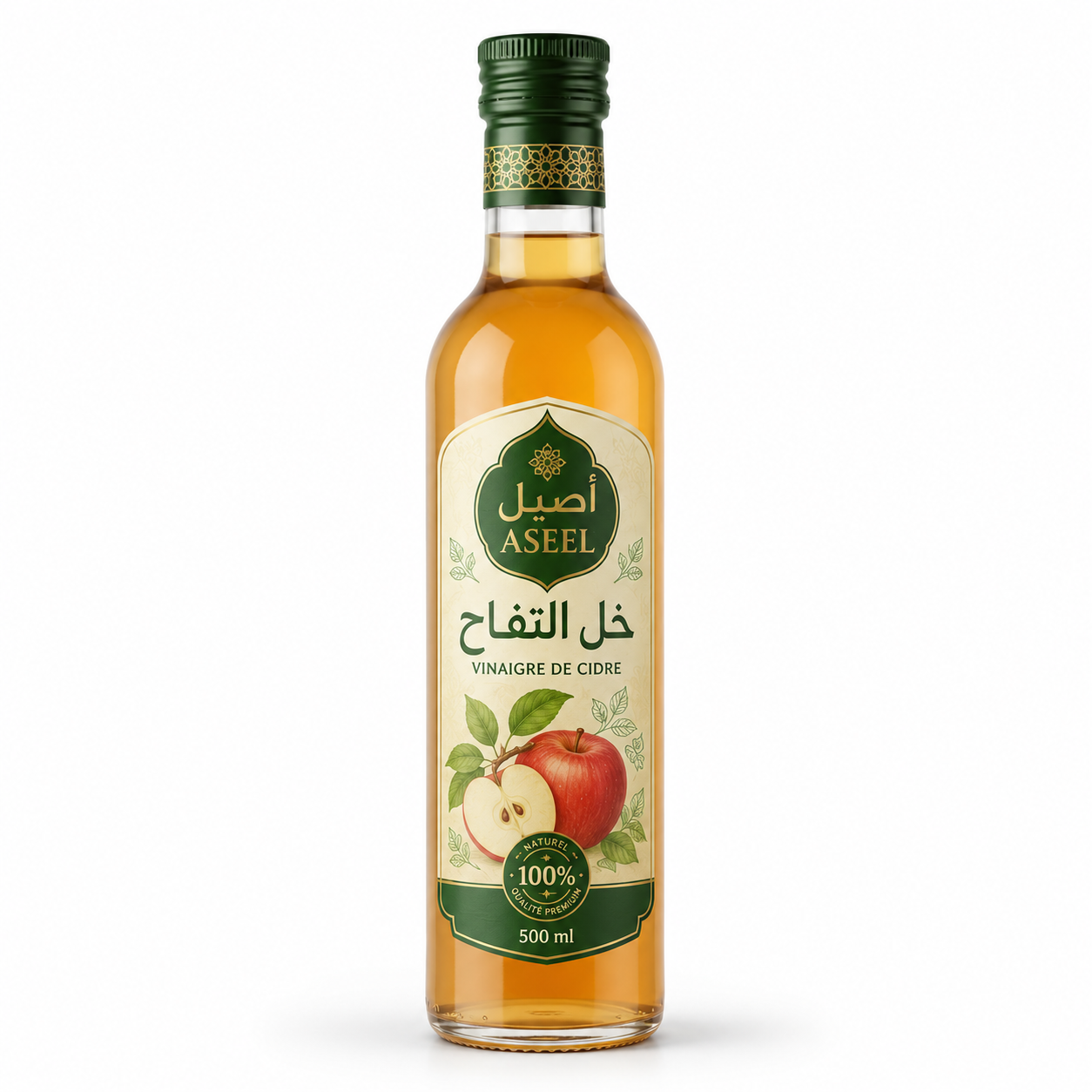خل التفاح العضوي